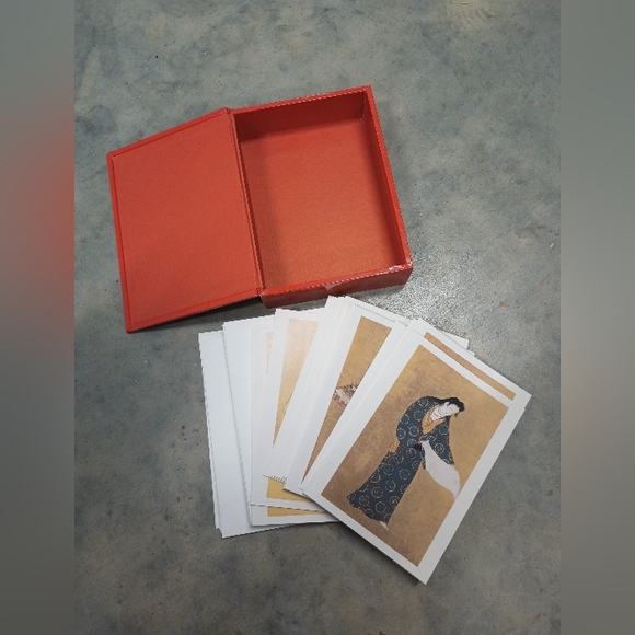 Japanese Dancers Note Cards 20 Cards/20 Envelopes/5 Sets Rare By MFA Boston - Picture 10 of 16